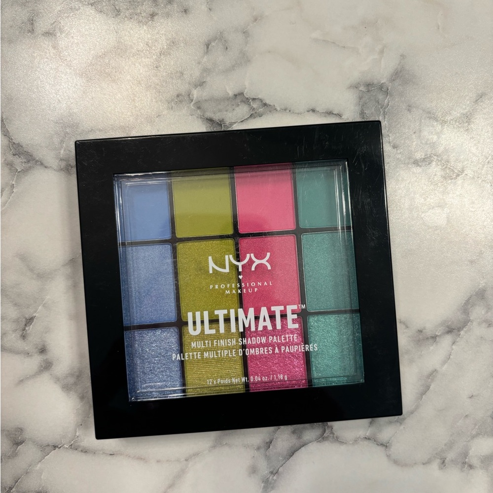 NYX Ultimate Multi-Finish Shadow Palette - Vibrant Colors